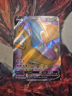 Charizard V SWSH050 (NM) - Sword & Shield Black Star Promo - Pokemon TCG - Image 1