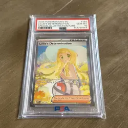 2025 POKEMON MEG EN-MEGA EVOLUTION #184 LILLIE'S DETERMINATION PSA 10 GEM MT - Image 2