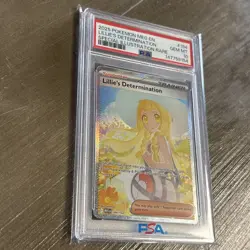 2025 POKEMON MEG EN-MEGA EVOLUTION #184 LILLIE'S DETERMINATION PSA 10 GEM MT - Image 3