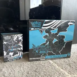 Sealed Pokemon Black Bolt Elite Trainer Box ETB and Booster Bundle - Image 1