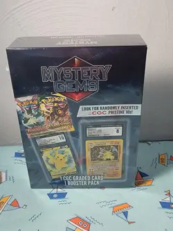Meijer Pokemon Mystery Gems 1 Graded Card, 1 Booster Pack 2025 - Image 4