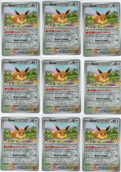 2025 Pokemon Eevee (22) Card Reverse Holo Promo Prismatic Evolution lot 074/131 - Image 3