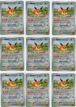 2025 Pokemon Eevee (22) Card Reverse Holo Promo Prismatic Evolution lot 074/131 - Image 4