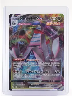 DURALUDON VMAX 2021 POKEMON SWSH EVOLVING SKIES ULTRA RARE 123/203 Q2045 - Image 1