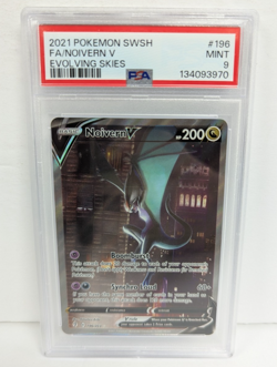 2021 Pokemon SWSH FA/NOIVERN V Evolving Skies #196 Mint PSA 9 - Image 1