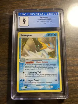 2005 Pokemon Ex Emerald Holo Swampert 11/106 CGC 9 PSA/BGS - Image 1
