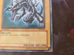 Yugioh Red-Eyes B. Dragon SDJ-001 Starter Deck: Joey 1st Edition - LP - Image 5