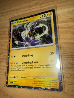 Miraidon - New 2025 McDonalds Happy Meal Pokemon Dragon Discovery Card 003/015 - Image 3