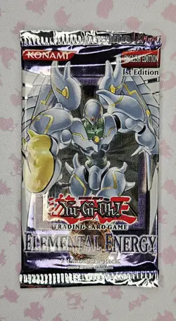 Yu-Gi-Oh! Elemental Energy Hobby Booster Pack - Factory Sealed! 1st Ed! - Image 1