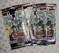 Yu-Gi-Oh! Elemental Energy Hobby Booster Pack - Factory Sealed! 1st Ed! - Image 3