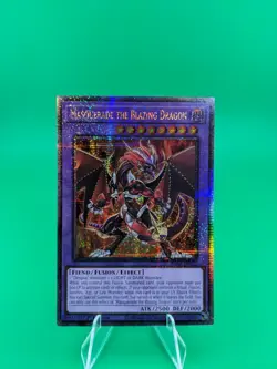 Yu-Gi-Oh! Masquerade The Blazing Dragon RA02-EN022 Quarter Century Secret Rare - Image 1