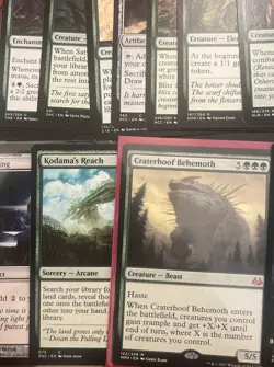 Craterhoof Behemoth +24 More Cards. Mtg Value Bundle. Green Commander Cards. - Image 2