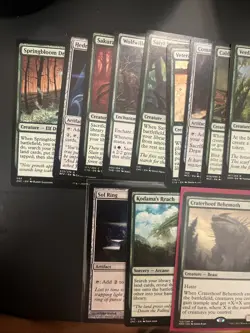 Craterhoof Behemoth +24 More Cards. Mtg Value Bundle. Green Commander Cards. - Image 3