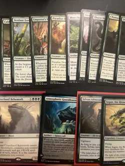 Craterhoof Behemoth +24 More Cards. Mtg Value Bundle. Green Commander Cards. - Image 4