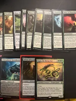Craterhoof Behemoth +24 More Cards. Mtg Value Bundle. Green Commander Cards. - Image 5