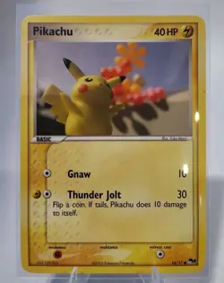 Pokemon TCG Pikachu POP Series 2 16/17 Card LP - Image 1