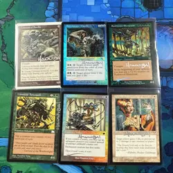 Magic: The Gathering Hannibal Signed Card Lot, Foils, Stormscape Master - Image 1