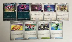 Pokemon 2025 Destined Rivals 39 Card Lot No Duplicates Magikarp Larvitar Mimikyu - Image 3