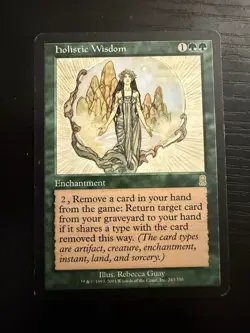 Holistic Wisdom - Medium Play MTG Odyssey - Image 1