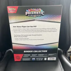 Pokemon Card TCG SV8.5 Prismatic Evolutions Binder Collection Box Factory Sealed - Image 2
