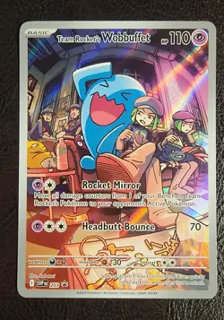 Pokemon - Team Rocket's Wobbuffet - Scarlet & Violet: Black Star Promo - Image 1