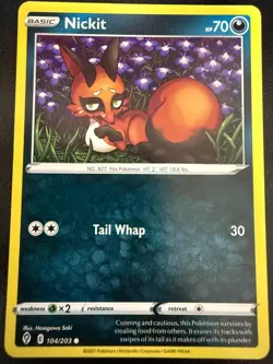 Nickit (104/203) [Sword & Shield: Evolving Skies] - Image 1