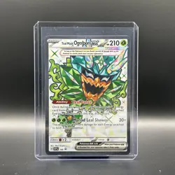 Pokemon TCG Teal Mask Ogerpon EX 166 Black Star Promo Holo - Image 1