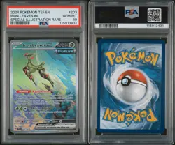 Pokemon Temporal Forces Iron Leaves EX 203/162 Special Illustration Rare PSA 10 - Image 3