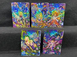 Super Dragonball Heroes Trading Cards MM1-CP 5 Cards Comp / A+ - Image 1