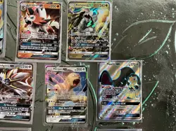 Pokemon TCG Sun & Moon GX Holo Card Lot - 11 Cards, Dragonite, Lycanroc - Image 3