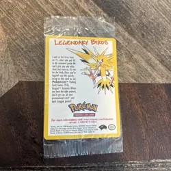 Sealed Pokemon Moltres Articuno Zapdos Legendary Birds Movie Promo See Pics - Image 1