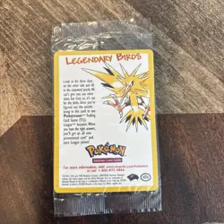 Sealed Pokemon Moltres Articuno Zapdos Legendary Birds Movie Promo See Pics - Image 2