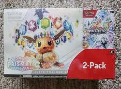 Pokemon Prismatic Evolutions Elite Trainer Box & Booster Bundle - Costco 2 Pack - Image 1