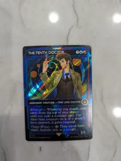 The Tenth Doctor (Showcase) (Surge Foil) Universes Beyond: Doctor Who Foil - Image 1