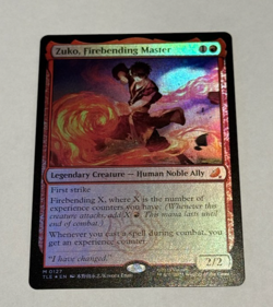 MTG MAGIC THE GATHERING Avatar Foil ZUKO FIREBENDING MASTER MYTHIC RARE NM - Image 1