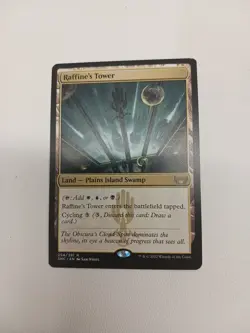 Magic The Gathering Raffine's Tower - Plains Island Swamp Tri Land - Image 1