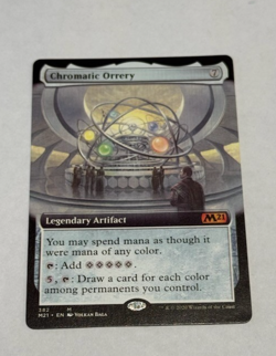 MTG MAGIC THE GATHERING M21 CHROMATIC ORRERY EXTENDED ART MYTHIC RARE NM - Image 1