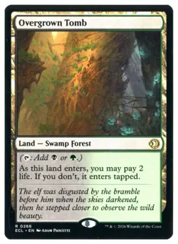 MtG ECL Overgrown Tomb #266 Non-Foil - Image 1