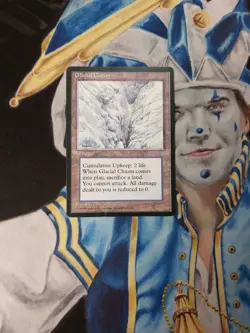 Glacial Chasm MTG Ice Age Uncommon Land Heavily Played x1 - Image 2