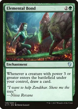 MTG Elemental Bond ** Commander 2017 ** English (LP) - Image 1