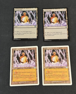 MTG MAGIC THE GATHERING 6TH Commander CRYSTAL VEIN 4 4X PLAYSET NM SP - Image 1