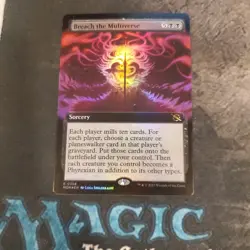 Magic The Gathering Breach the Multiverse Foil Extended Art March of th Machine - Image 1