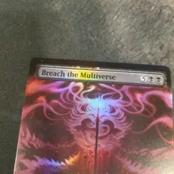 Magic The Gathering Breach the Multiverse Foil Extended Art March of th Machine - Image 2