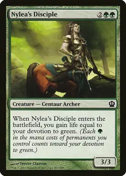 1x Nyleas Disciple - NM English MTG - Theros - Image 1