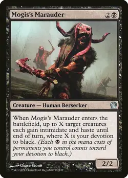 1x Mogis's Marauder - NM English MTG - Theros - Image 1