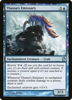 1x Thassas Emissary - NM English MTG - Theros - Image 1