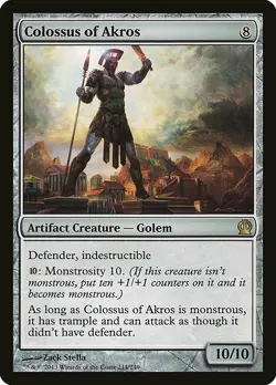 1x Colossus of Akros - NM English MTG - Theros - Image 1