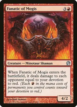 1x Fanatic of Mogis - NM English MTG - Theros - Image 1