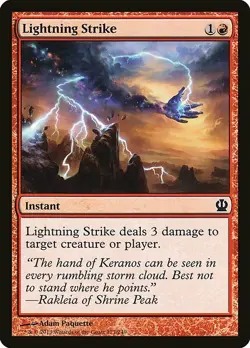 1x Lightning Strike - NM English MTG - Theros - Image 1