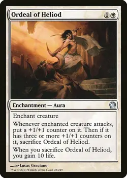 1x Ordeal of Heliod - NM English MTG - Theros - Image 1
